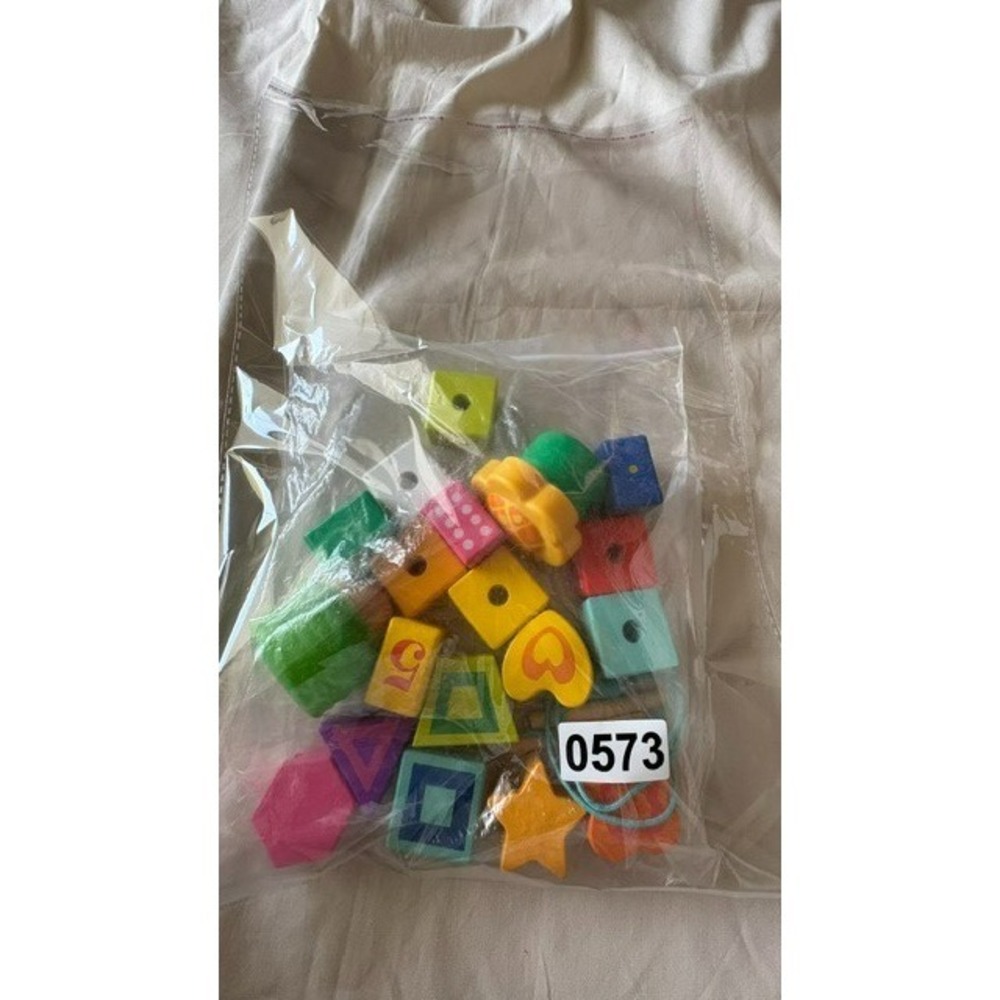 Wooden Educational Lacing Beads Toy Numbers Shapes Color Sorting Toddler Prescho - Picture 7 of 7